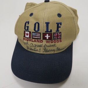 Gerry Faust Autograph Hat Cap Notre Dame Personal